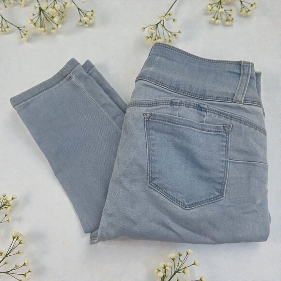 Wax Jean Denim - Wax Jean Light Wash Skinny Jeans | Stretch Denim | “Butt, I Love You!” | Size 13